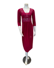 Oh! Zuza Ruby Sheer Lace Modal Nightshirt