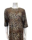 Jackie O' Leopard Print Swim Cover Up Dress Myselflingerie.com