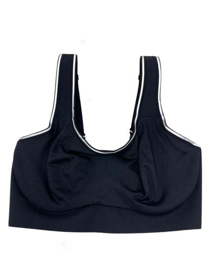 Wacoal Black Maximum Support Sports Underwire Bra Myselflingerie.com