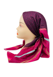 It's Younique OB-GUCBE-DKPK Dark Pink Gucci Belts Pre-Tied Open Back Bandanna with Velvet Grip Myselflingerie.com