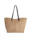 ShiraLeah Taupe Roberta Tote Bag