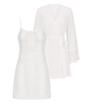 Rya Collection Ivory Scandal Chemise & Wrap Set