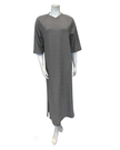 Jackie O'Loungewear Black & White Striped Swim Coverup Lounger Myselflingerie.com