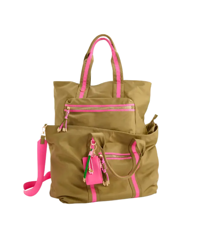 ShiraLeah Olive Jet Tote Bag