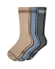 UGG Sand/Tahoe Blue/Black Tasman  Mens Socks 3 Pack Set