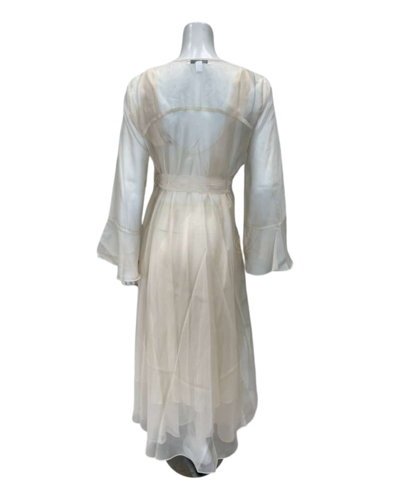 Rya Collection Pearl Voltaire Gown & Robe Set