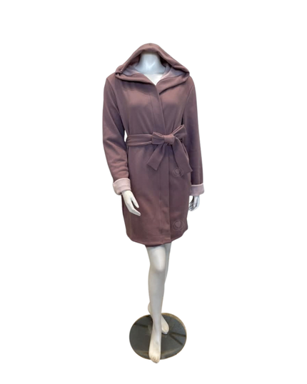 Fleur't Cappuccino/Honeysuckle Cozy Short Morning Robe