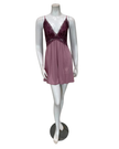 Oh! Zuza Lilac Lace Modal Chemise