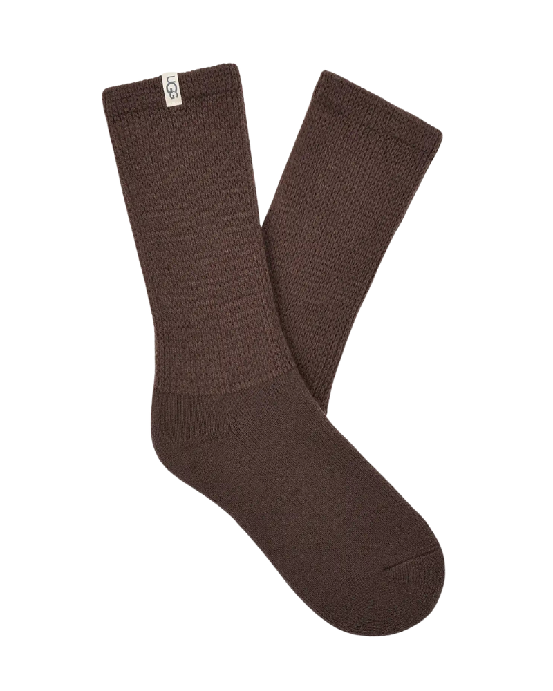 UGG 1145335 Burnt Cedar Shealy Cozy Crew Socks