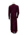 Pen-ky Pink Lilly Bordeaux Velour Nursing Nightgown