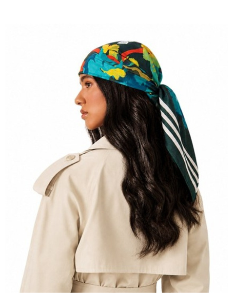 Tie Ur Knot The Green Room Adjustable Pre-Tied Bandanna with Full Non Slip Grip