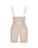 Custom Maid Beige Super High Waisted Shaping Girdle with Removable Suspenders