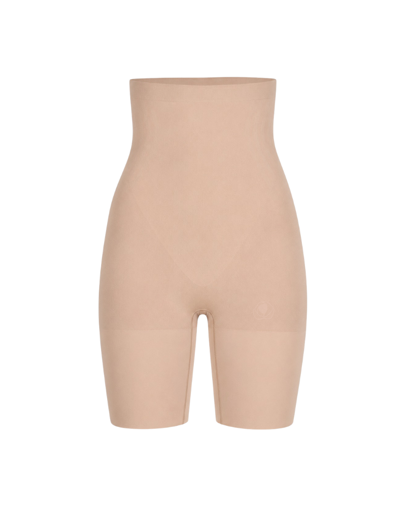 Spanx Beige Chai High Waist Mid Thigh Short