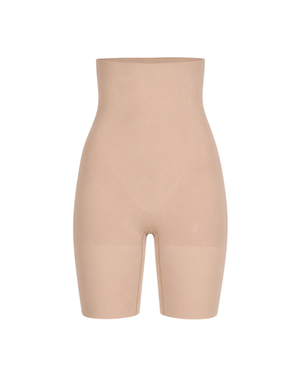 Spanx Beige Chai High Waist Mid Thigh Short