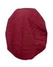 Lizi Headwear Solid Burgundy Adjustable Pre-Tied Bandanna with Velvet Grip