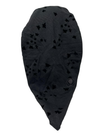 Ahead Black Flutterfield Tull Versatile Short Tails Adjustable Open Back Pre-Tied Bandanna