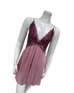 Oh! Zuza Lilac Lace Modal Chemise