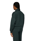 Spanx Night Forest Heather AirEssentials Shawl Collar Half Zip