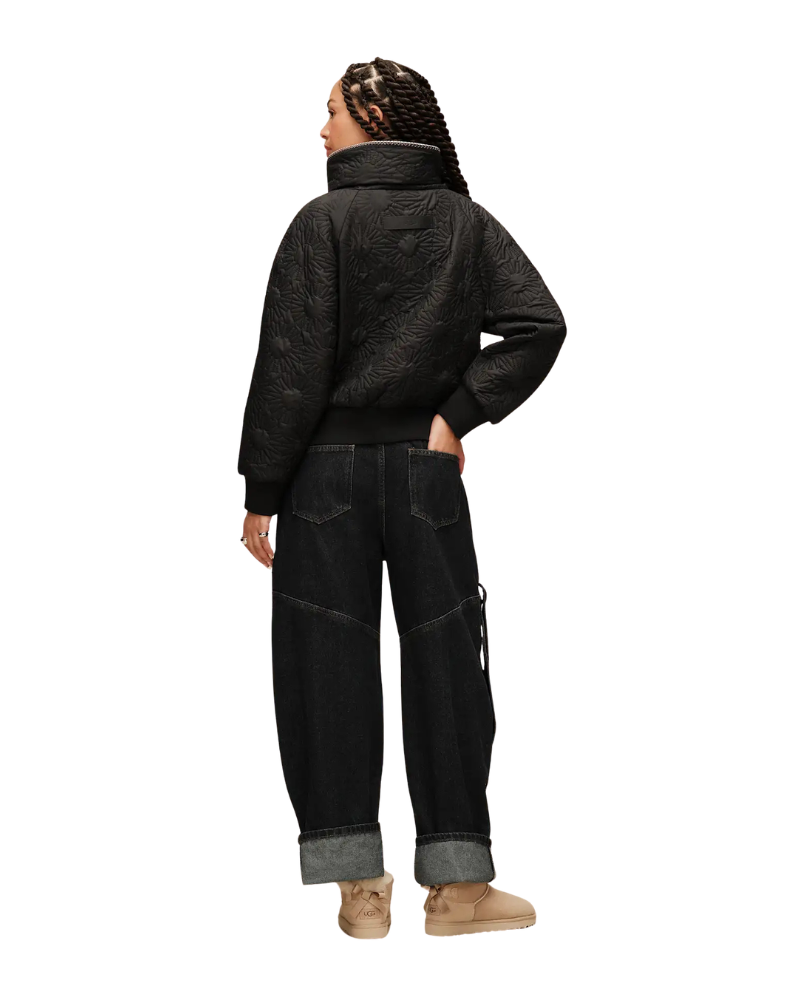 UGG 1182930 Black Solein Oversized Collar Jacket