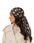 Tie Ur Knot Petite Fleur Adjustable Pre-Tied Bandanna with Full Non Slip Grip