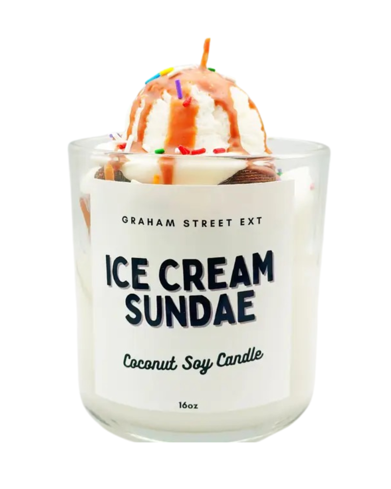 Graham Street ICS Ice Cream Sundae Candle