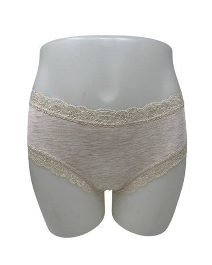 Fleur't Honey Oat Iconic Modal Lace Hi Waisted Brief