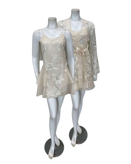 Rya Collection Pearl Voltaire Chemise & Wrap Set