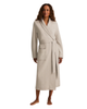 Petite Plume Taupe Jacquard Ophelia Pima Cotton Blend Robe