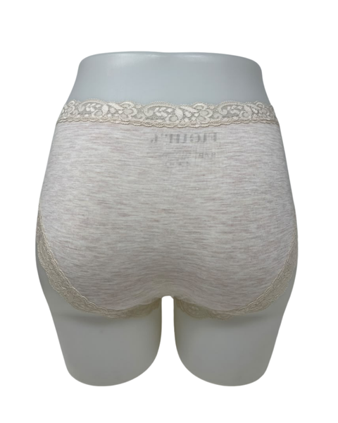 Fleur't Honey Oat Iconic Modal Lace Hi Waisted Brief