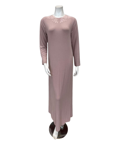 Verdiani Phard Canotte Ribbed Pull On Modal Nightgown
