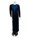 The Star Story Royal Blue Scroll Black Modal Button Down Nightgown