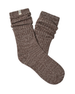 UGG 1119874 Burnt Cedar/ Moonlight/ Coffee Grounds Rib Knit Slouchy Crew Socks 3 Pk Set