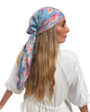 Painters Garden Square Scarf with Invisible Grip