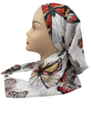 Tal New York Vintage Butterfly Pre-Tied Bandanna with Velvet Grip
