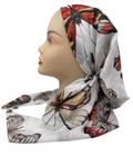 Tal New York Vintage Butterfly Pre-Tied Bandanna with Velvet Grip