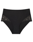 Fleur't Black Belle Epoque High Waist Panty Myselflingerie.com