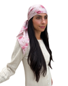 Rosewood Petals Square Scarf with Invisible Grip