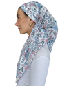 Ditsy Meadows Open Back Adjustable Pre-Tied Bandanna with Velvet Grip