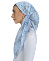 Bluebell Mist Open Back Adjustable Pre-Tied Bandanna with Velvet Grip