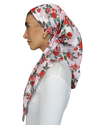 Scarlet Garden Open Back Adjustable Pre-Tied Bandanna with Velvet Grip
