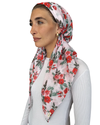 Scarlet Garden Classic Pre-Tied Bandanna with Velvet Grip