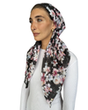 Scarf Bar Moonlight Garden Classic Pre-Tied Bandanna with Velvet Grip