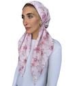 Rosewood Petals Classic Pre-Tied Bandanna with Velvet Grip