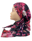 Tal New York Pinkberry Bloom Open Back Pre-Tied Bandanna with Velvet Grip Myselflingerie.com