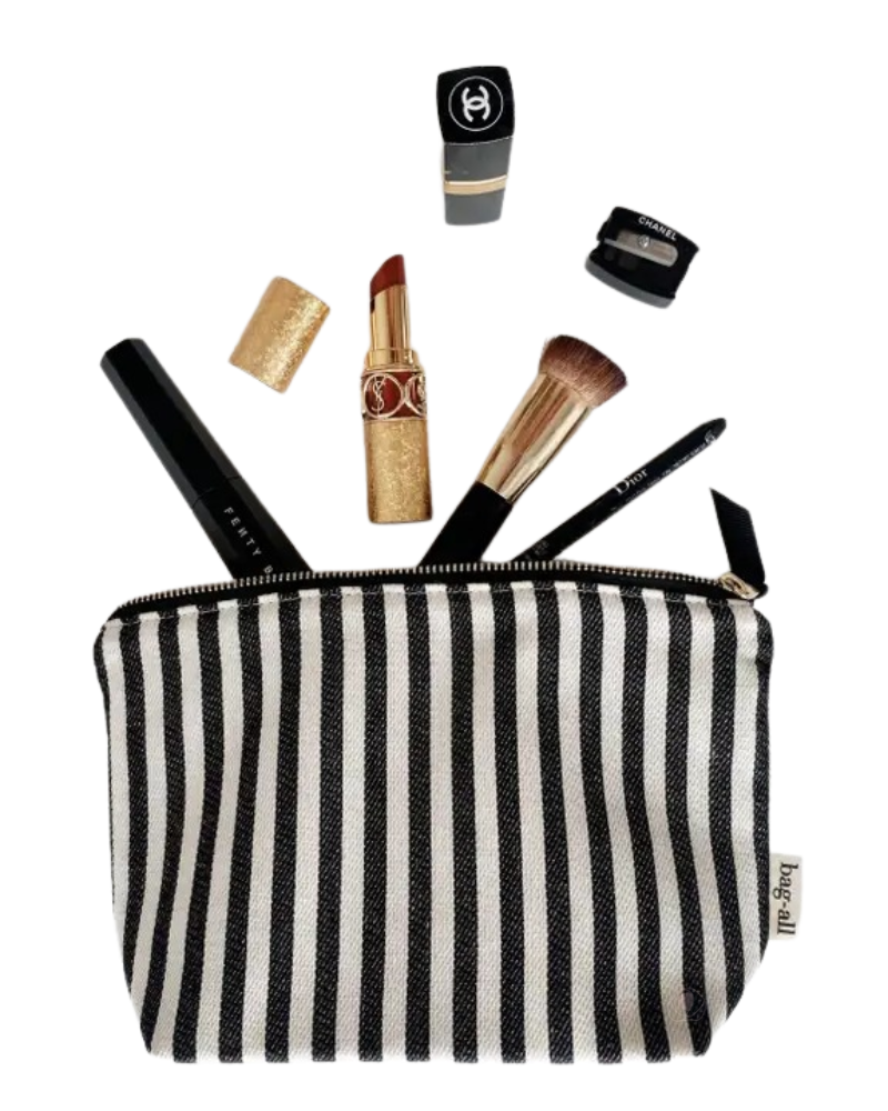 Bag All MMPS Striped My Makeup Pouch Myselflingerie.com