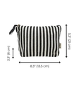 Bag All MMPS Striped My Makeup Pouch Myselflingerie.com
