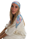 Scarf Bar Painters Garden Square Scarf with Invisible Grip