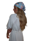 Scarf Bar Painters Garden Square Scarf with Invisible Grip