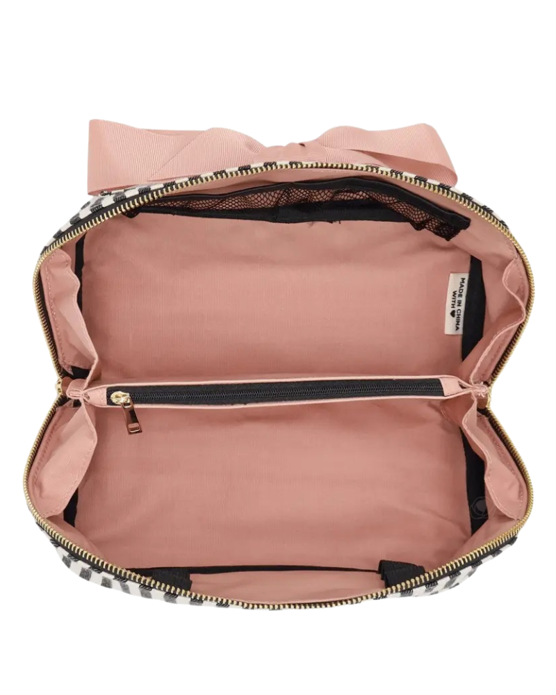 Bag All 9153 Striped Makeup & Toiletry Accordion Box Myselflingerie.com