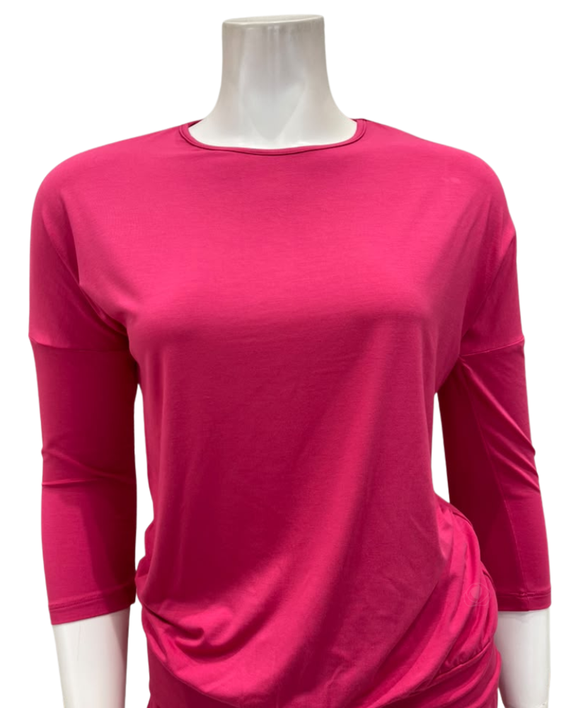Oh! Zuza Raspberry Classic Modal Pajamas Set Myselflingerie.com